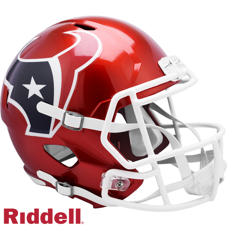 Houston Texans Helmet Riddell Replica Full Size Speed Style FLASH Alternate