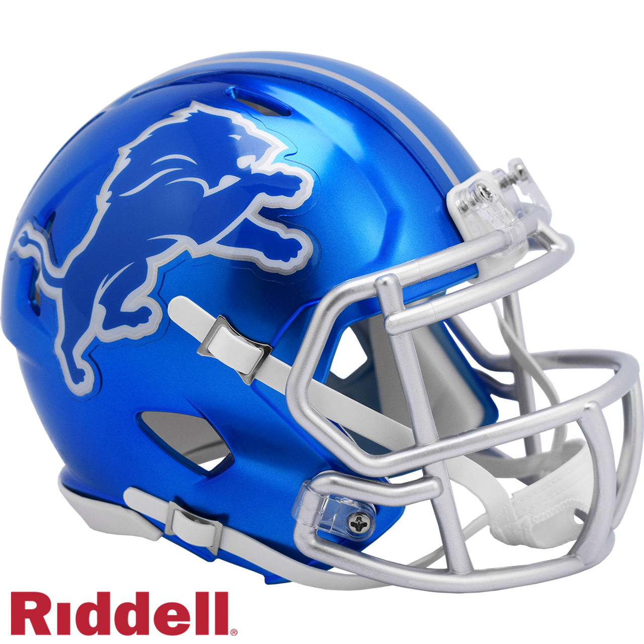 Detroit Lions Helmet Riddell Replica Mini Speed Style FLASH Alternate