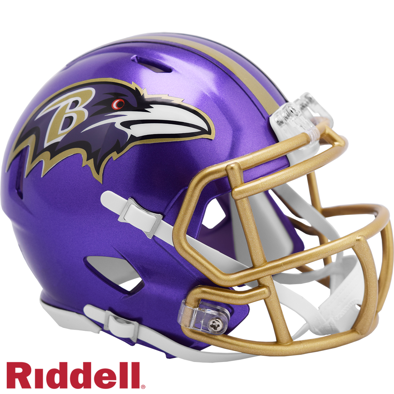 Baltimore Ravens Helmet Riddell Replica Mini Speed Style FLASH Alternate