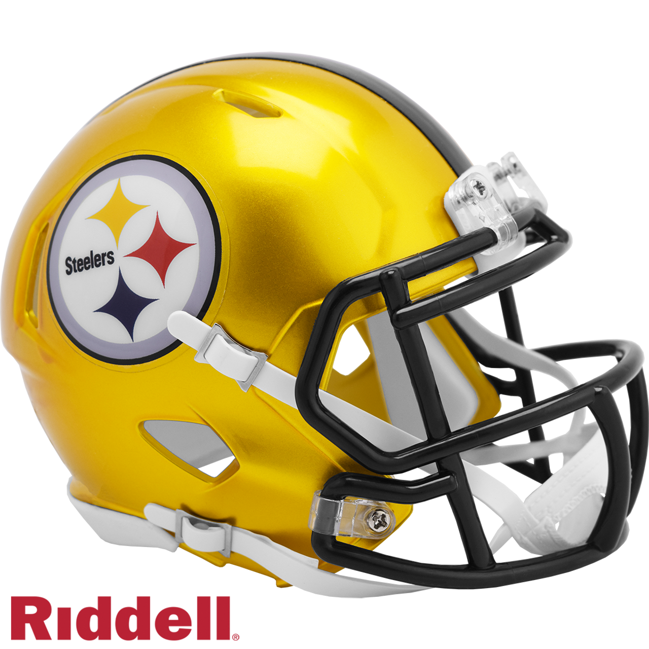 Pittsburgh Steelers Helmet Riddell Replica Mini Speed Style FLASH Alternate