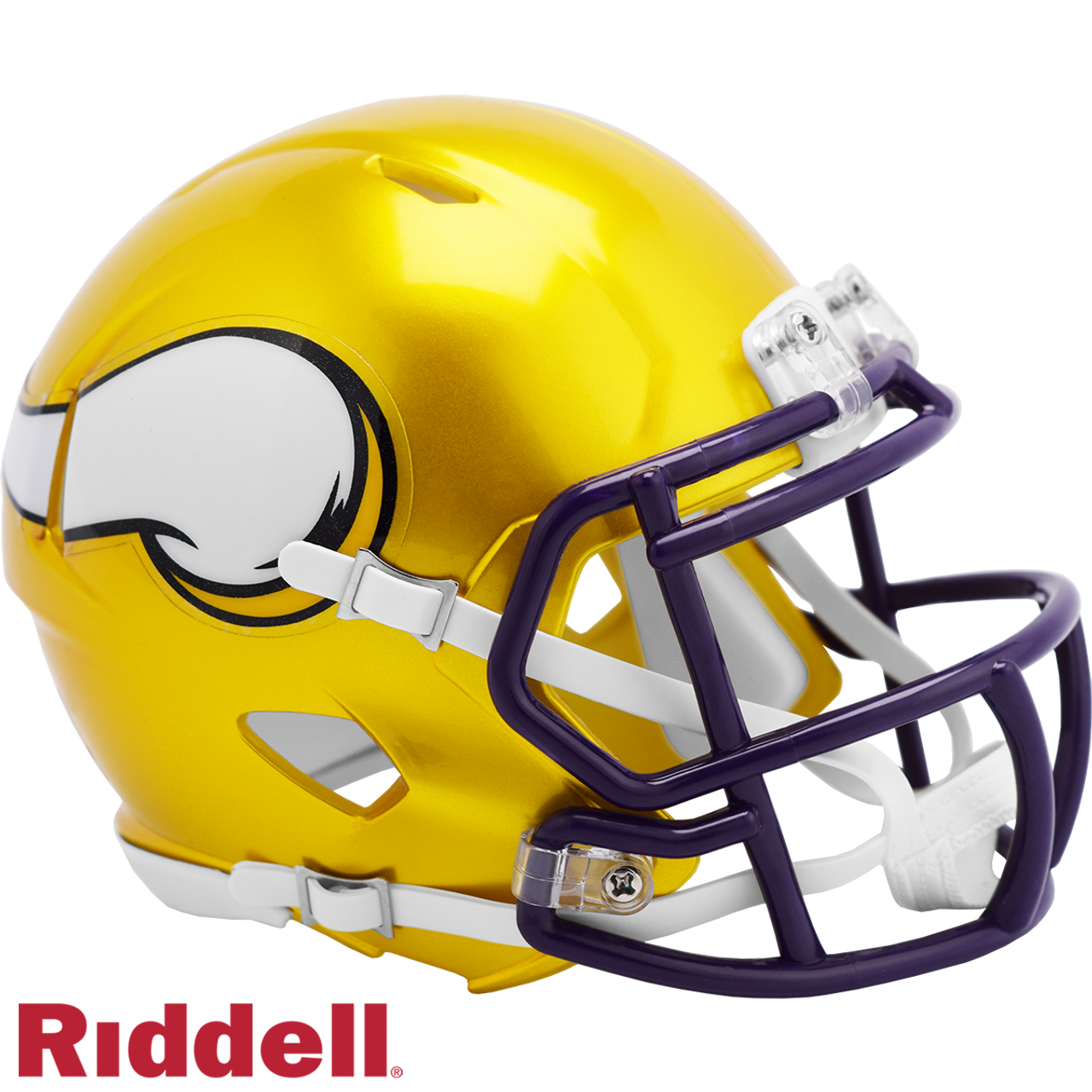 Minnesota Vikings Helmet Riddell Replica Mini Speed Style FLASH Alternate