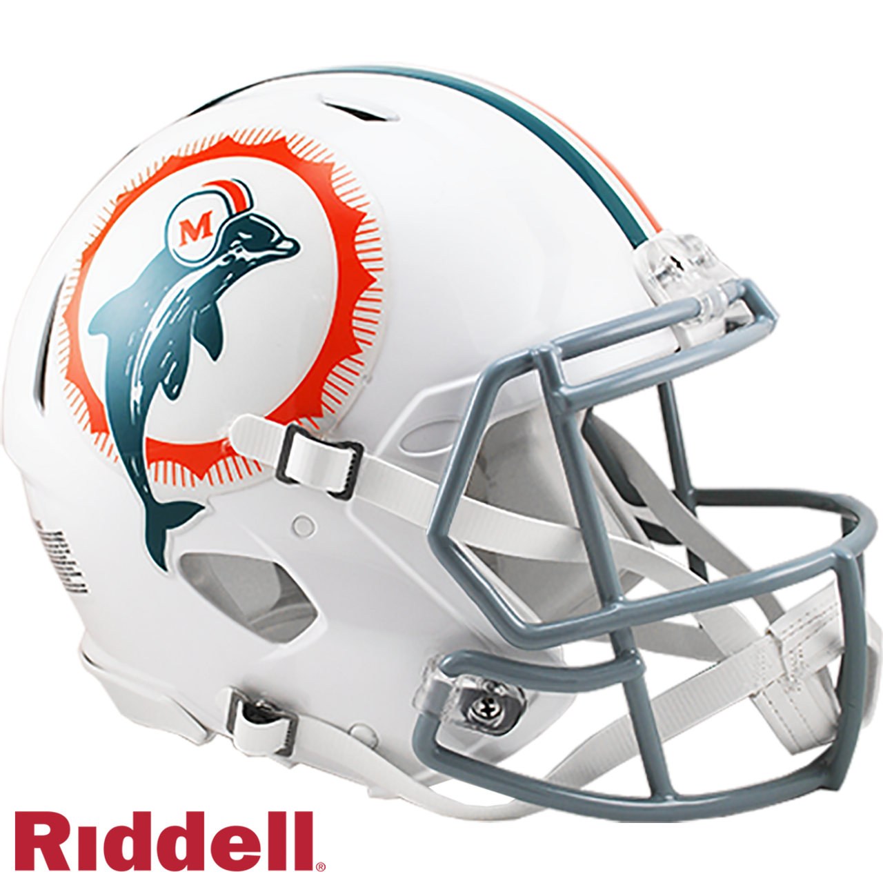 Miami Dolphins Helmet Riddell Authentic Full Size Speed Style Tribute