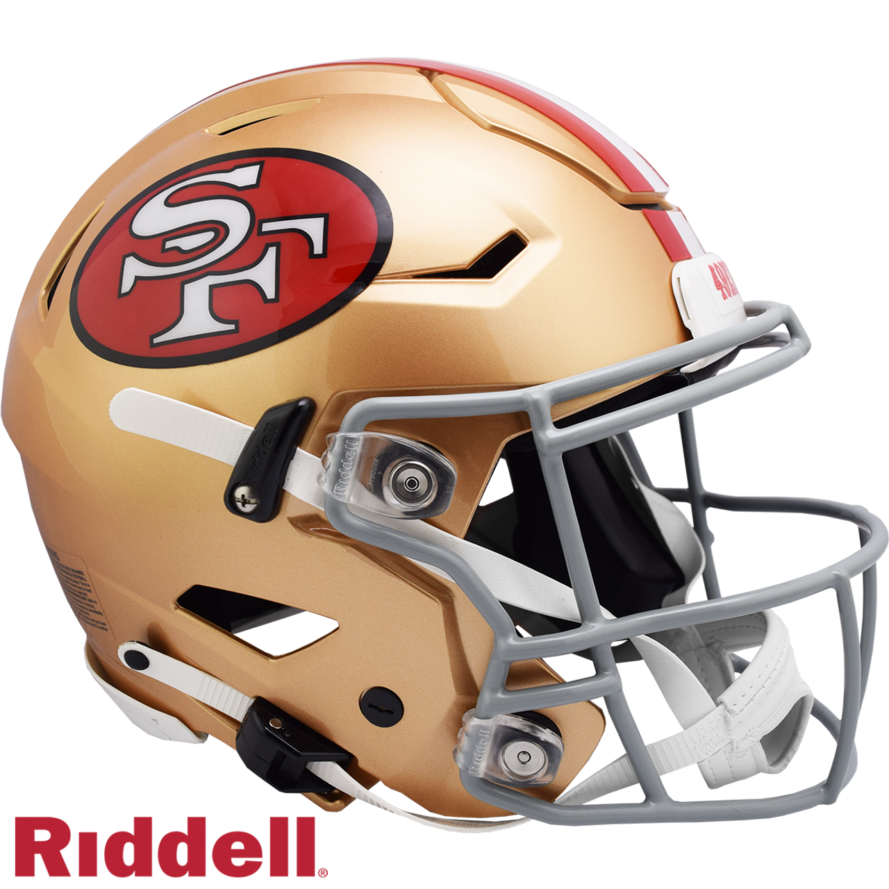 San Francisco 49ers Helmet Riddell Authentic Full Size SpeedFlex Style 1964-1995 T/B