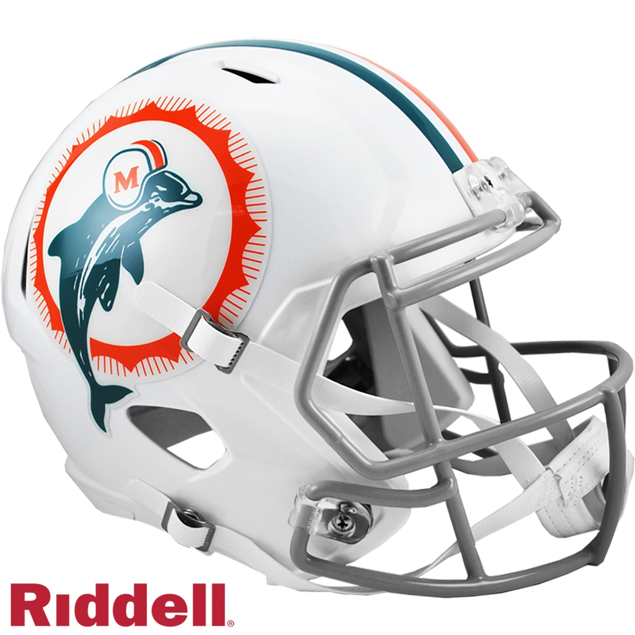 Miami Dolphins Helmet Riddell Replica Full Size Speed Style Tribute