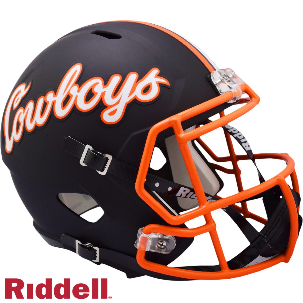 Oklahoma State Cowboys Helmet Riddell Replica Full Size Speed Style Cowboys Script