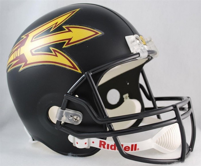 Arizona State Sun Devils Riddell Deluxe Replica Helmet - Black