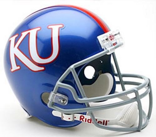 Kansas Jayhawks Helmet Riddell Replica Full Size VSR4 Style