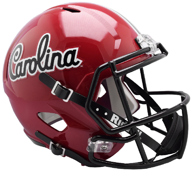 South Carolina Gamecocks Helmet Riddell Replica Full Size Speed Style Script Design