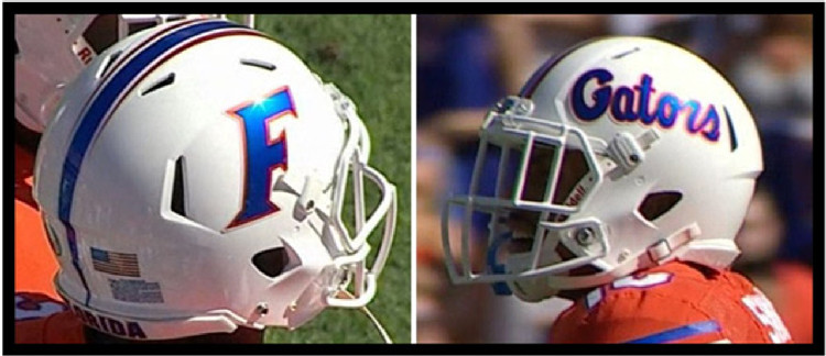 Florida Gators Deluxe Replica Speed Helmet - White 2015