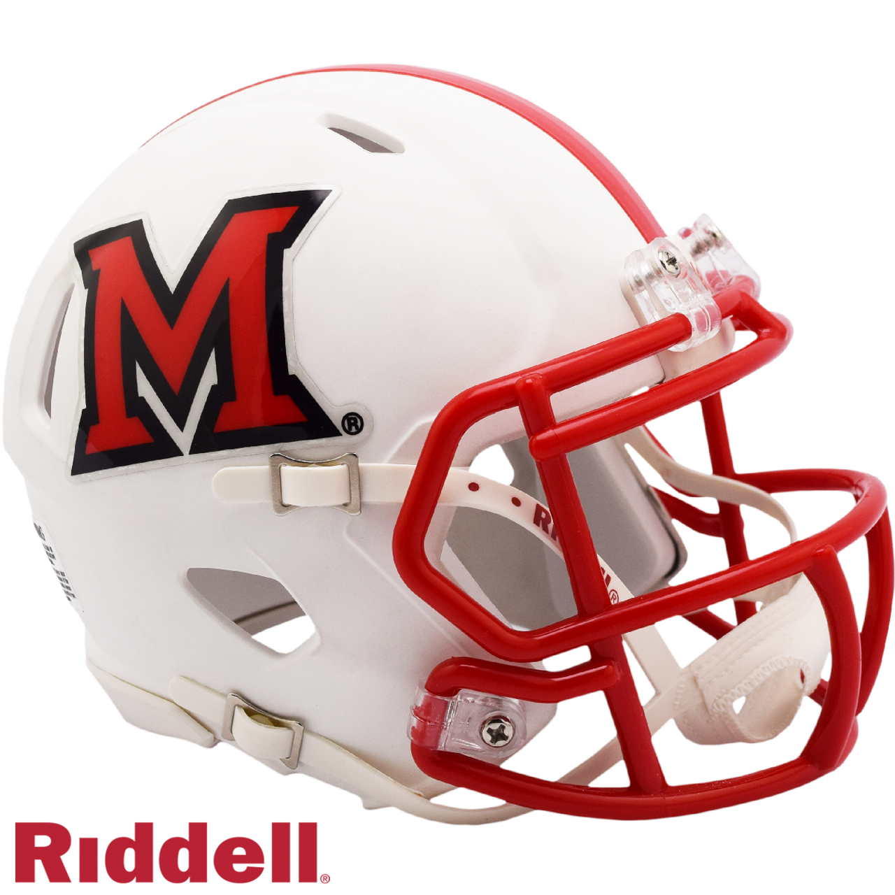 Miami of Ohio Redhawks Helmet Riddell Replica Mini Speed Style