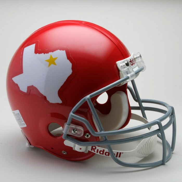 Dallas Texans Helmet Riddell Authentic Full Size VSR4 Style 1960-1962 Throwback