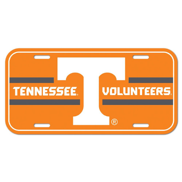 Tennessee Volunteers License Plate Plastic