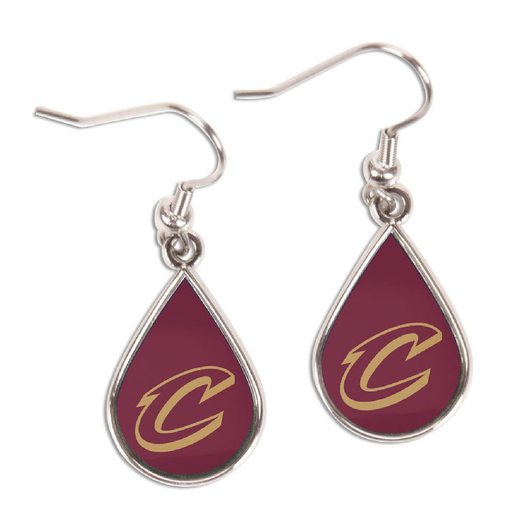 Cleveland Cavaliers Earrings Tear Drop Style