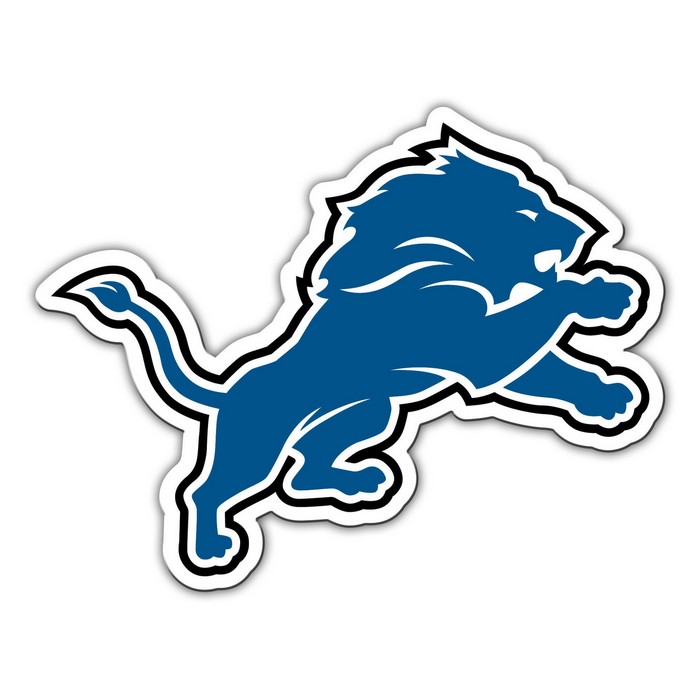 Detroit Lions Magnet Car Style 12 Inch Logo Design CO