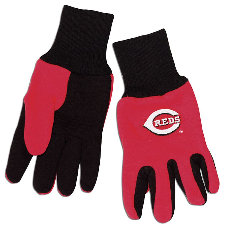 Cincinnati Reds Two Tone Gloves - Youth Size