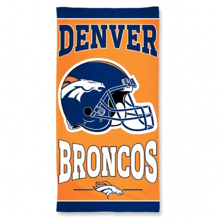 Denver Broncos Towel 30x60 Beach Style