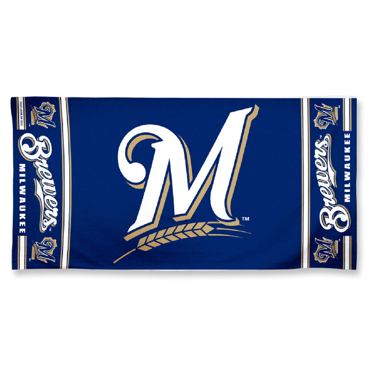 Milwaukee Brewers Towel 30x60 Beach Style