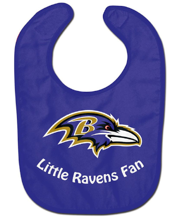 Baltimore Ravens All Pro Little Fan Baby Bib