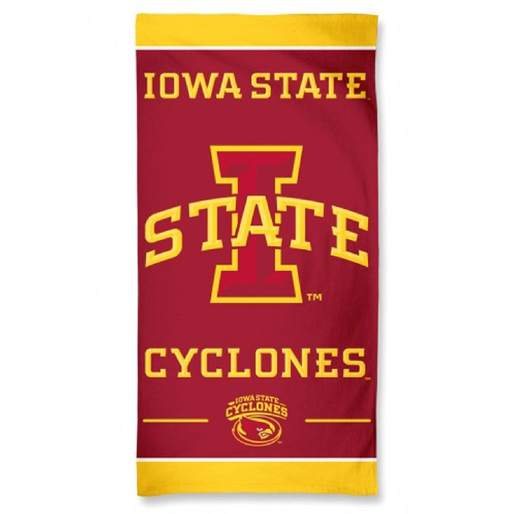 Iowa State Cyclones Towel 30x60 Beach Style