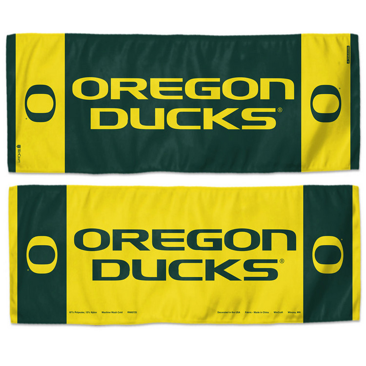 Oregon Ducks Cooling Towel 12x30