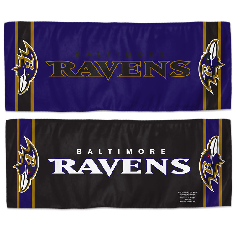 Baltimore Ravens Cooling Towel 12x30