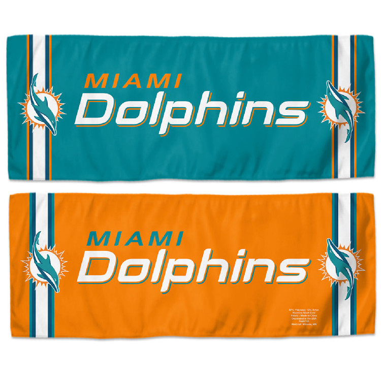 Miami Dolphins Cooling Towel 12x30