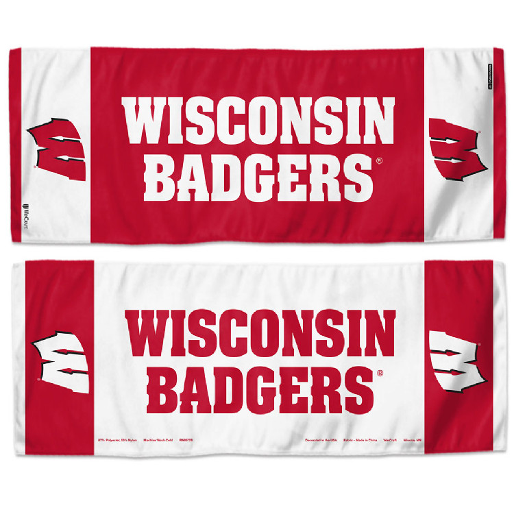 Wisconsin Badgers Cooling Towel 12x30