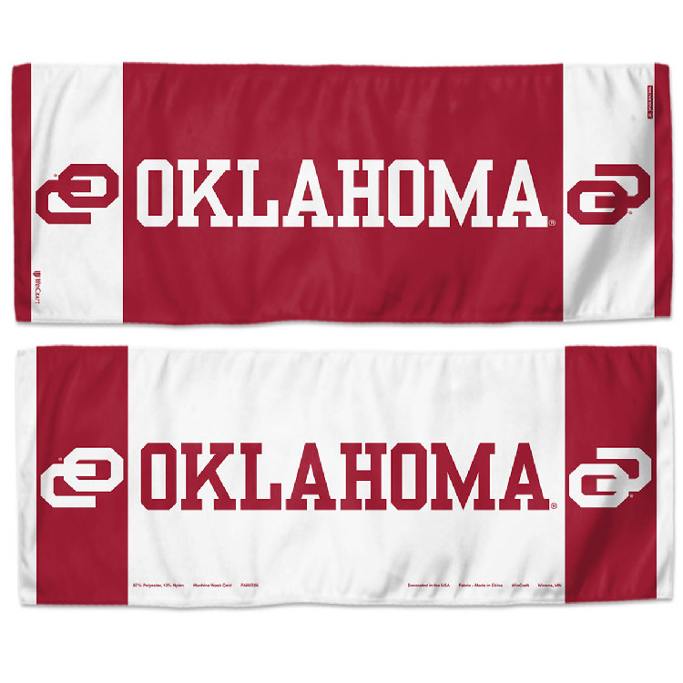 Oklahoma Sooners Cooling Towel 12x30