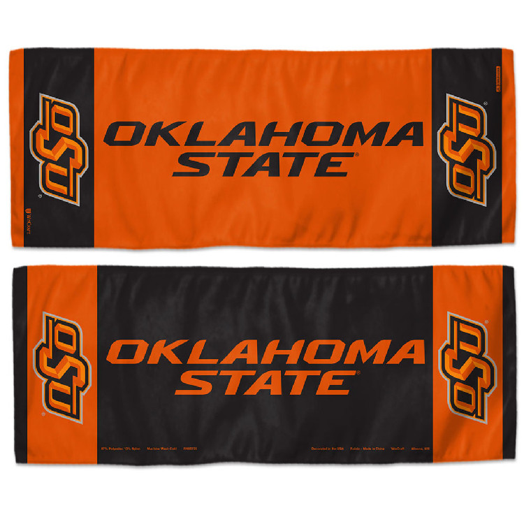 Oklahoma State Cowboys Cooling Towel 12x30