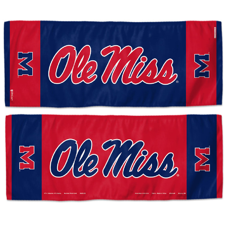 Mississippi Rebels Cooling Towel 12x30