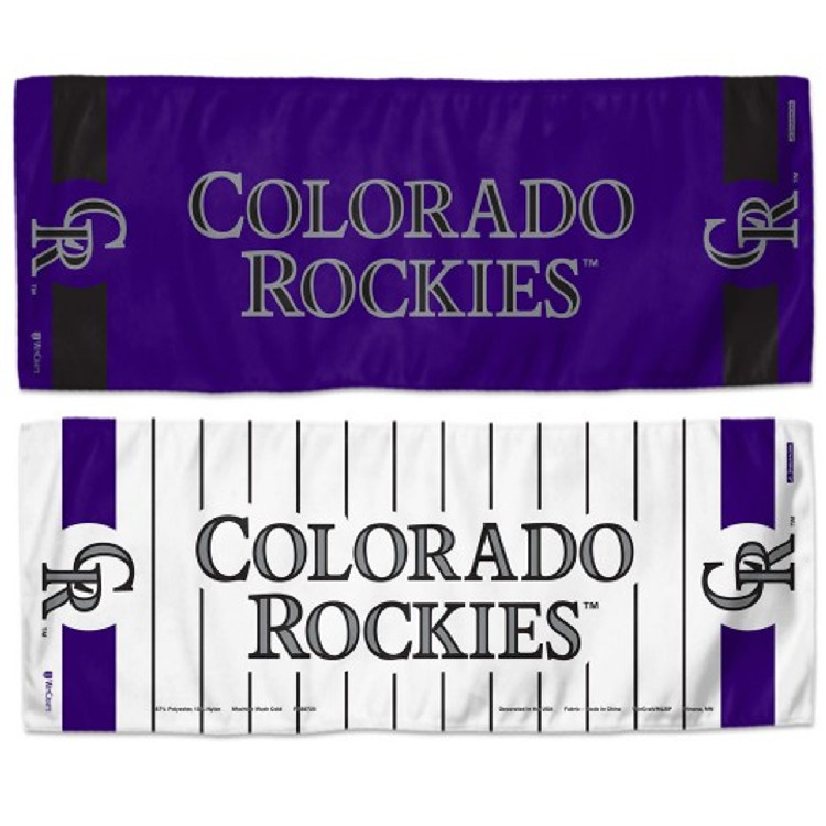 Colorado Rockies Cooling Towel 12x30