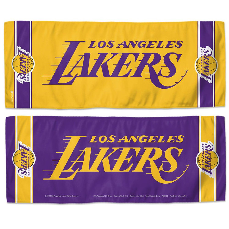 Los Angeles Lakers Cooling Towel 12x30