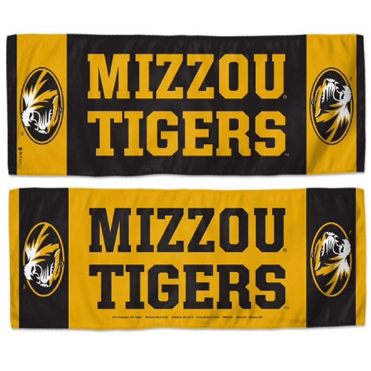 Missouri Tigers Cooling Towel 12x30