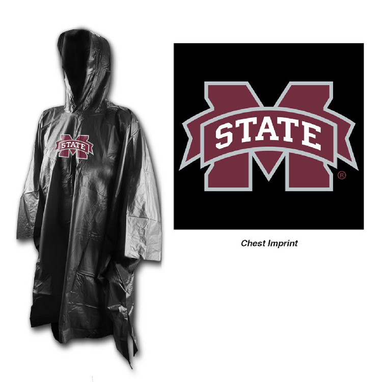 Mississippi State Bulldogs Rain Poncho