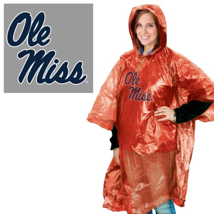 Mississippi Rebels Rain Poncho