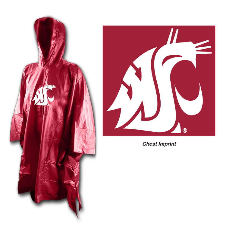 Washington State Cougars Rain Poncho