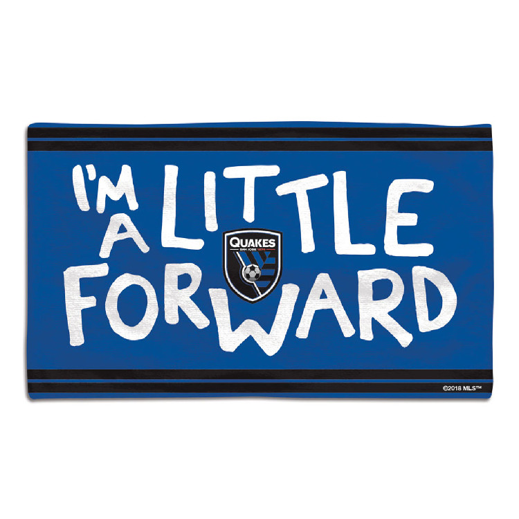 San Jose Earthquakes Baby Burp Cloth 10x17