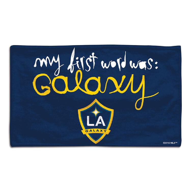 Los Angeles Galaxy Baby Burp Cloth 10x17