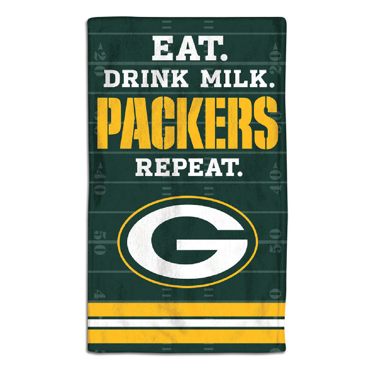 Green Bay Packers Baby Burp Cloth 10x17