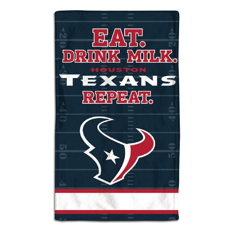 Houston Texans Baby Burp Cloth 10x17