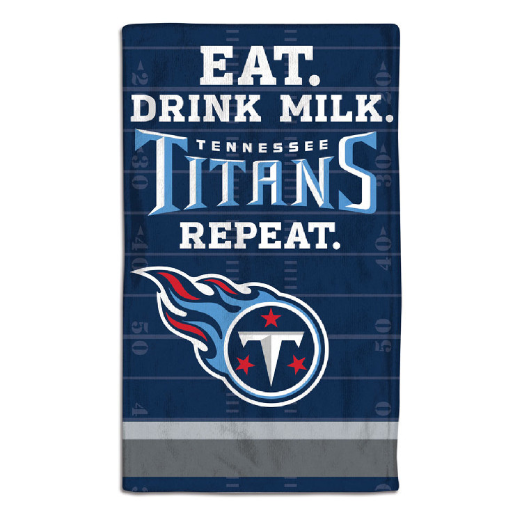 Tennessee Titans Baby Burp Cloth 10x17