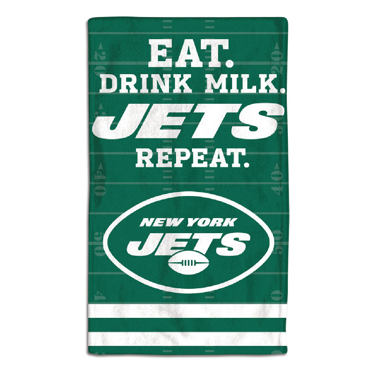 New York Jets Baby Burp Cloth 10x17