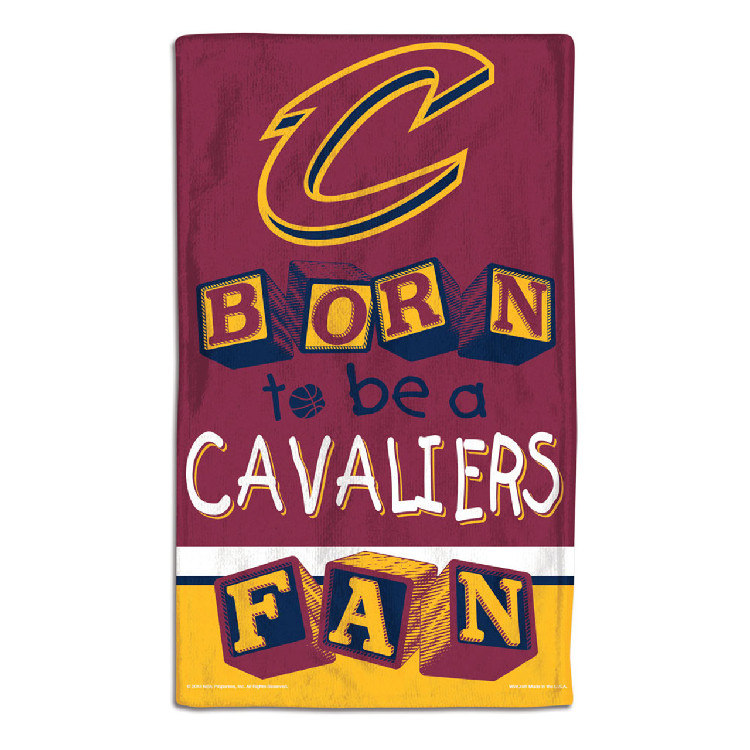 Cleveland Cavaliers Baby Burp Cloth 10x17