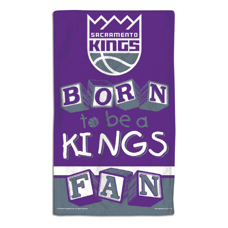 Sacramento Kings Baby Burp Cloth 10x17