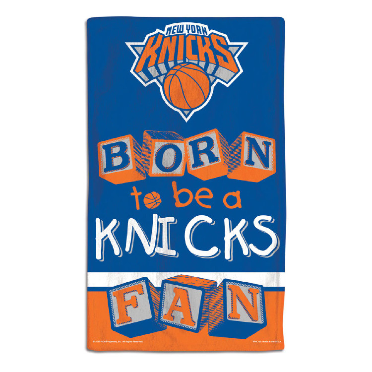 New York Knicks Baby Burp Cloth 10x17