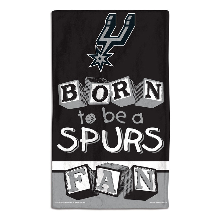 San Antonio Spurs Baby Burp Cloth 10x17