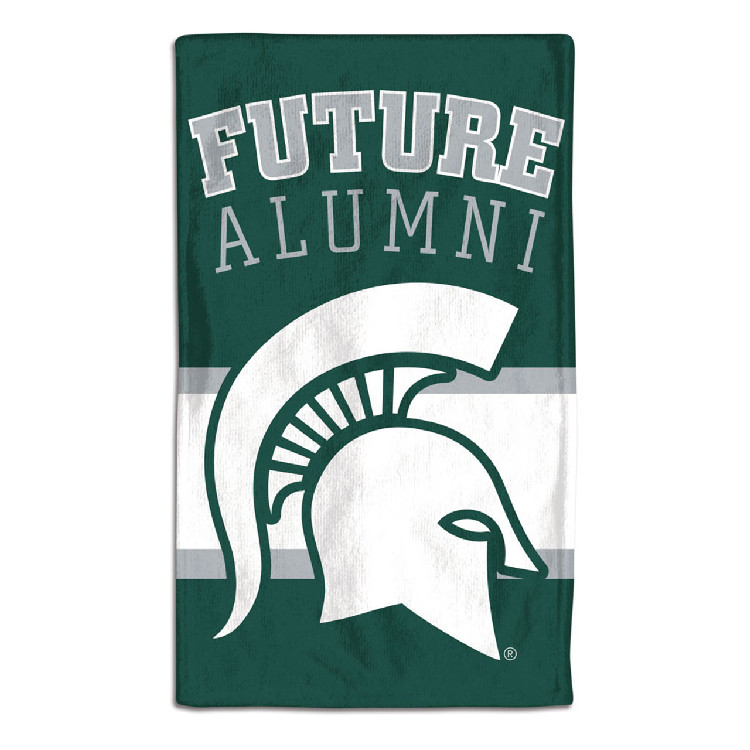 Michigan State Spartans Baby Burp Cloth 10x17