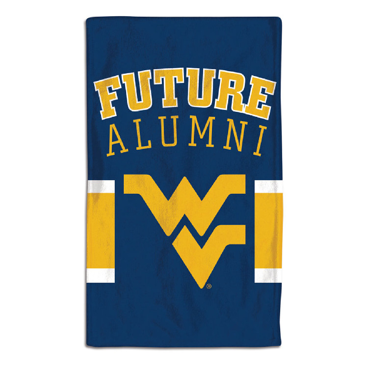 West Virginia Mountaineers Baby Burp Cloth 10x17