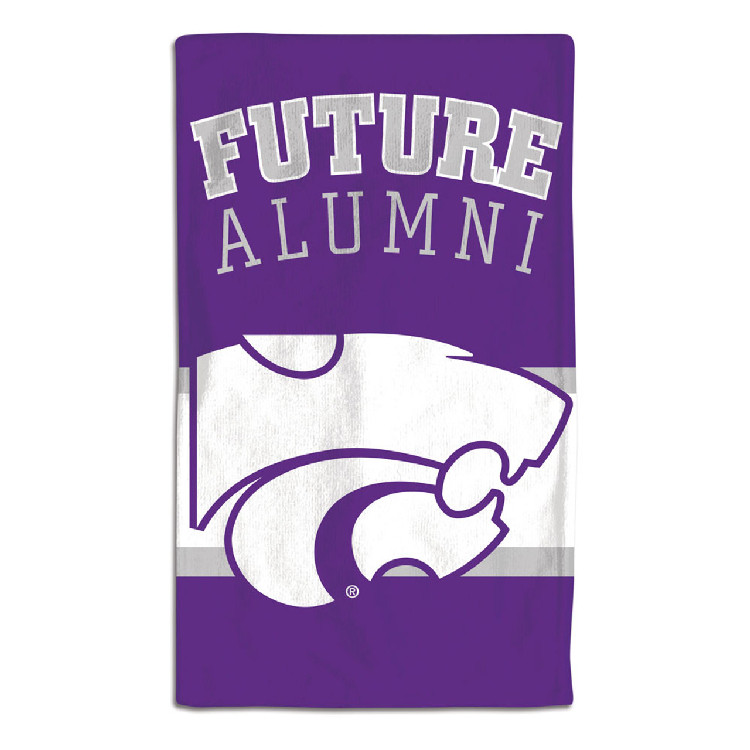 Kansas State Wildcats Baby Burp Cloth 10x17