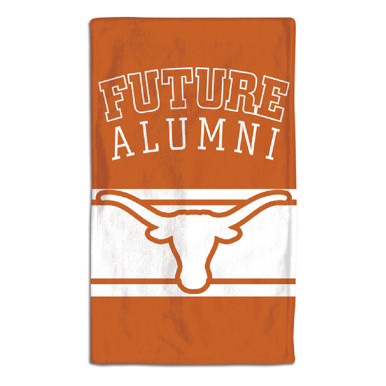 Texas Longhorns Baby Burp Cloth 10x17